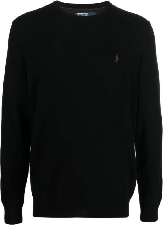 Ralph Lauren Truien met ronde hals , Zwart, Heren