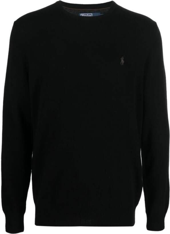 Ralph Lauren Truien met ronde hals , Zwart, Heren