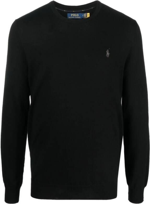 Ralph Lauren Truien met ronde hals , Zwart, Heren