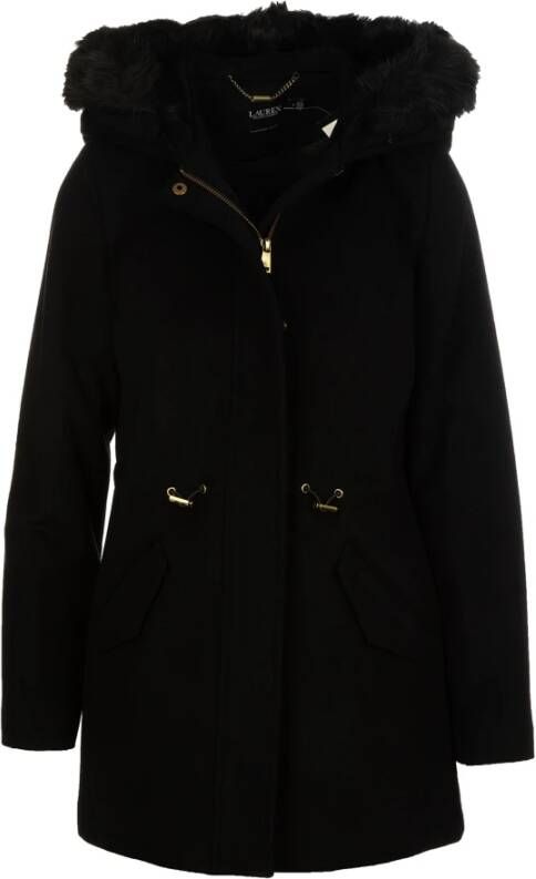 Ralph Lauren Parka Jassen Zwart Dames