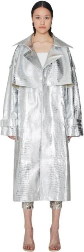Rotate Birger Christensen Trenchcoats & Mantels Grijs Dames