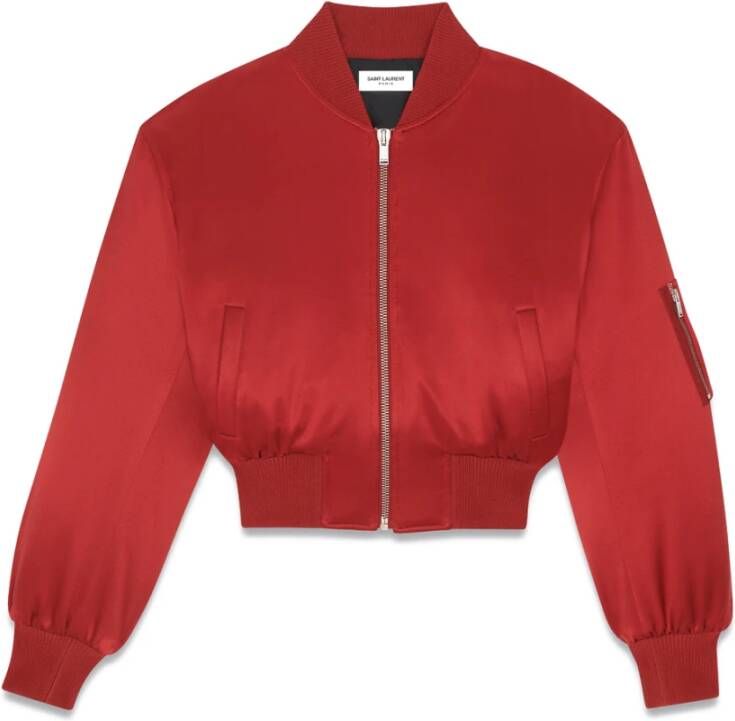 Saint Laurent Bomber jackets Rood Dames