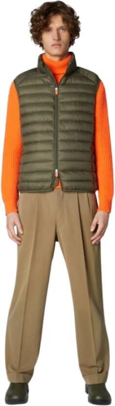 Save The Duck Bewaar de eendenjacks groen , Groen, Heren