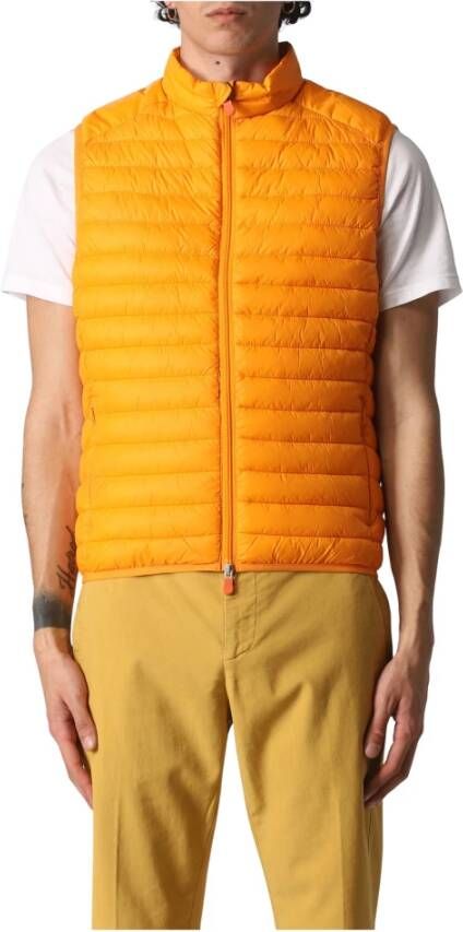 Save The Duck Giga14 Adam gilet , Oranje, Heren