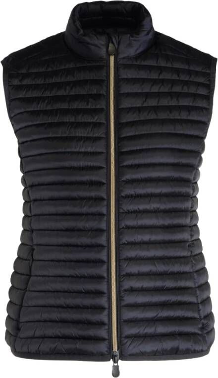 Save The Duck Arabella zwart mouwloos donsjack , Zwart, Dames