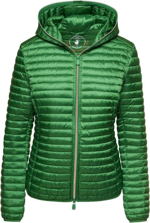 Save The Duck Gewatteerde Jassen Groen Dames