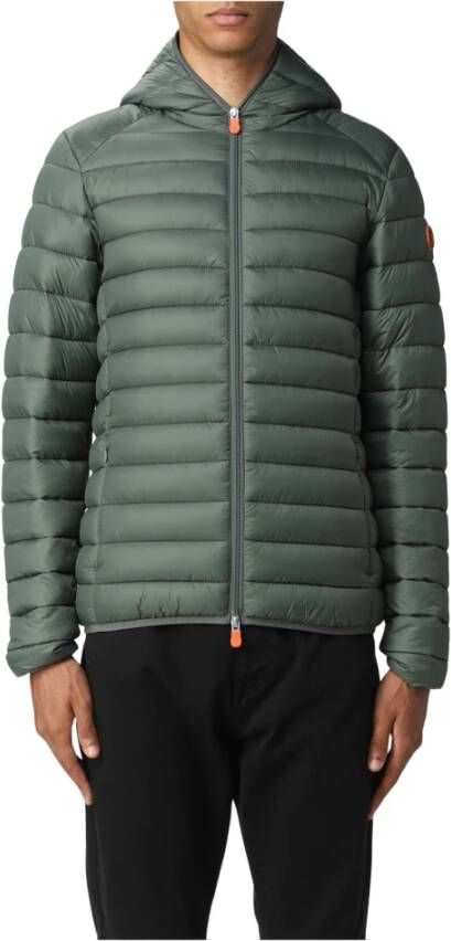 Save The Duck Gewatteerde jassen Groen Heren