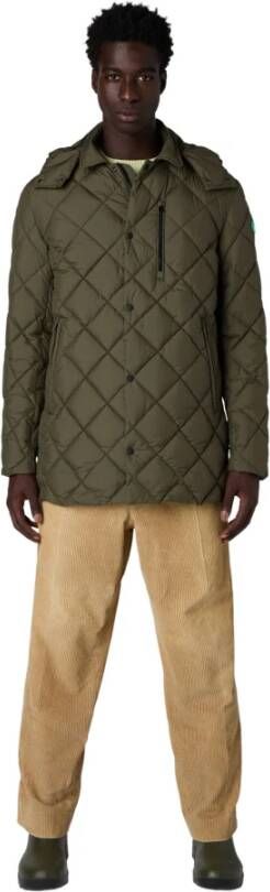 Save The Duck Gewatteerde jassen Groen Heren