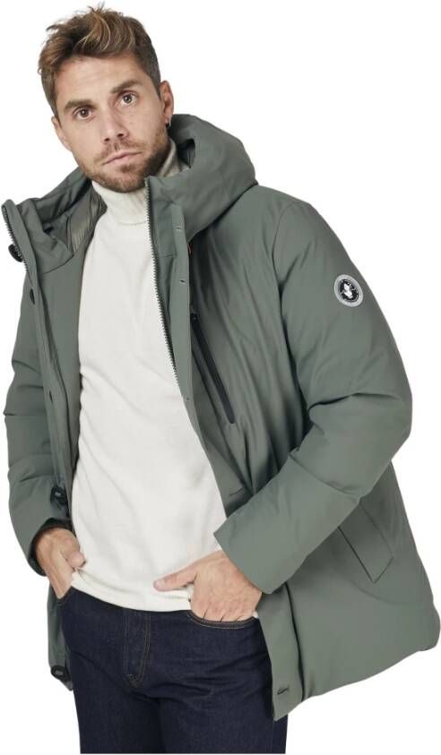 Save The Duck Gewatteerde jassen Groen Heren