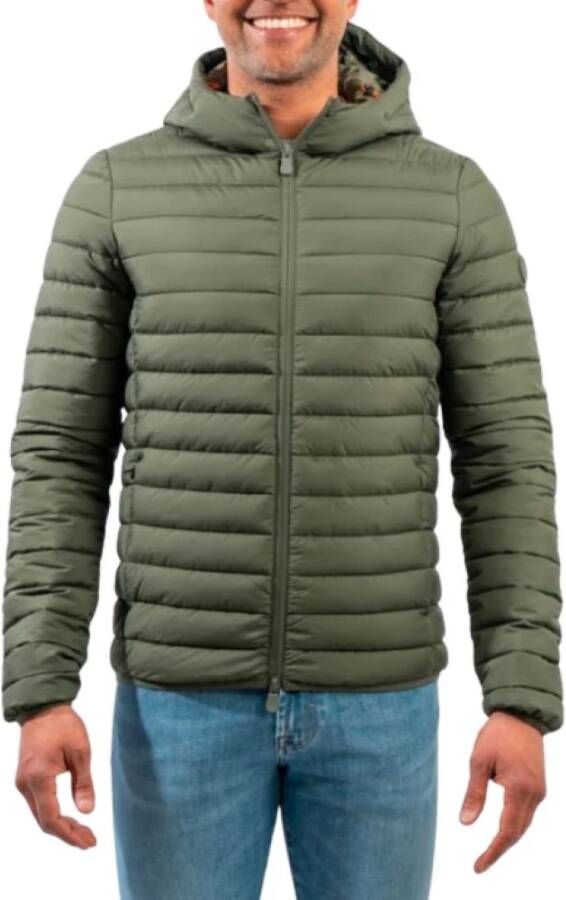 Save The Duck Gewatteerde jassen Groen Heren