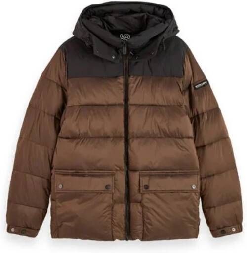 Scotch & Soda Middellange jas met capuchon en PrimaLoft®