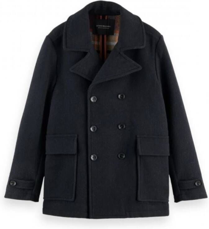 Mantel Scotch &amp, Soda BONDED WOOL BLEND CABAN