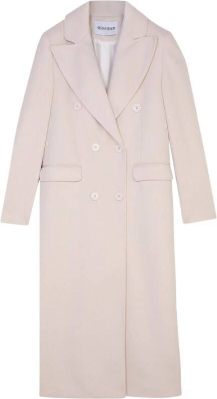 Silvian Heach Cappotto slim doppiopetto , Beige, Dames
