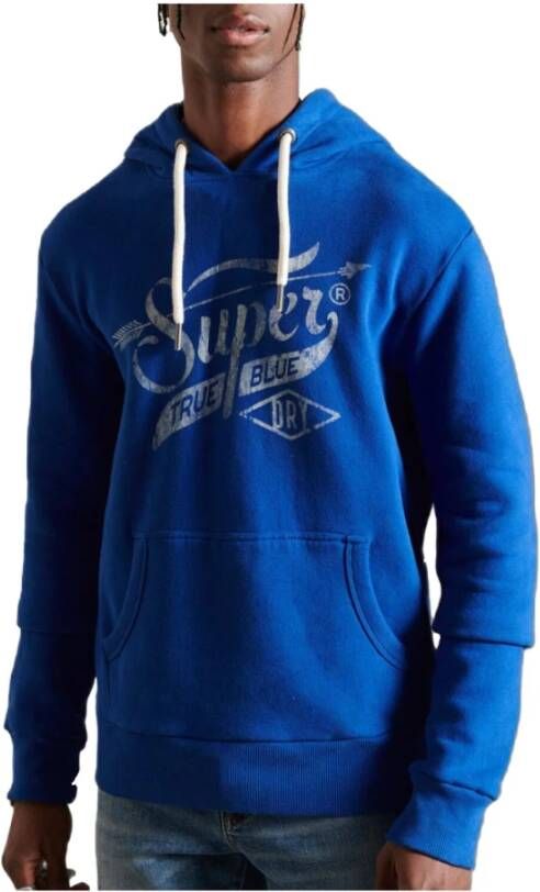 Superdry Hoodies & sweatvesten Blauw Heren