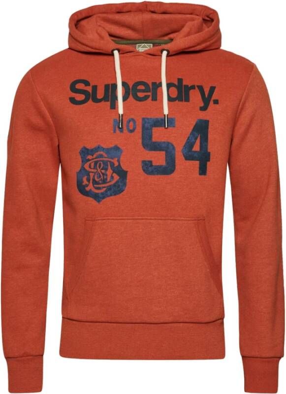 Superdry Hoodies & sweatvesten Oranje Heren