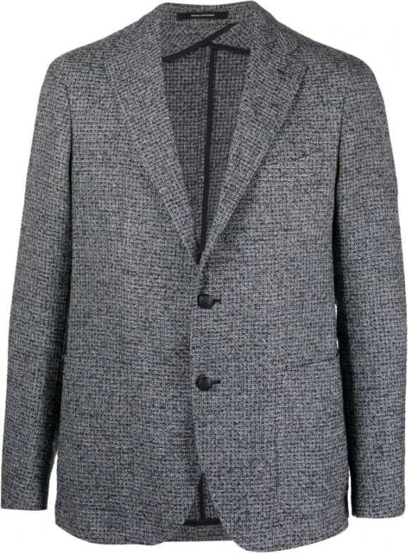 Tagliatore Jackets Blue Taglier , Grijs, Heren