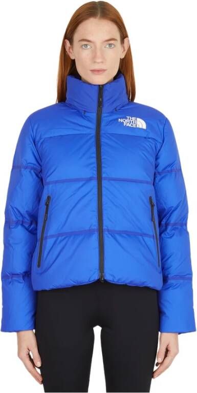 The North Face Gewatteerde Jassen Blauw Dames