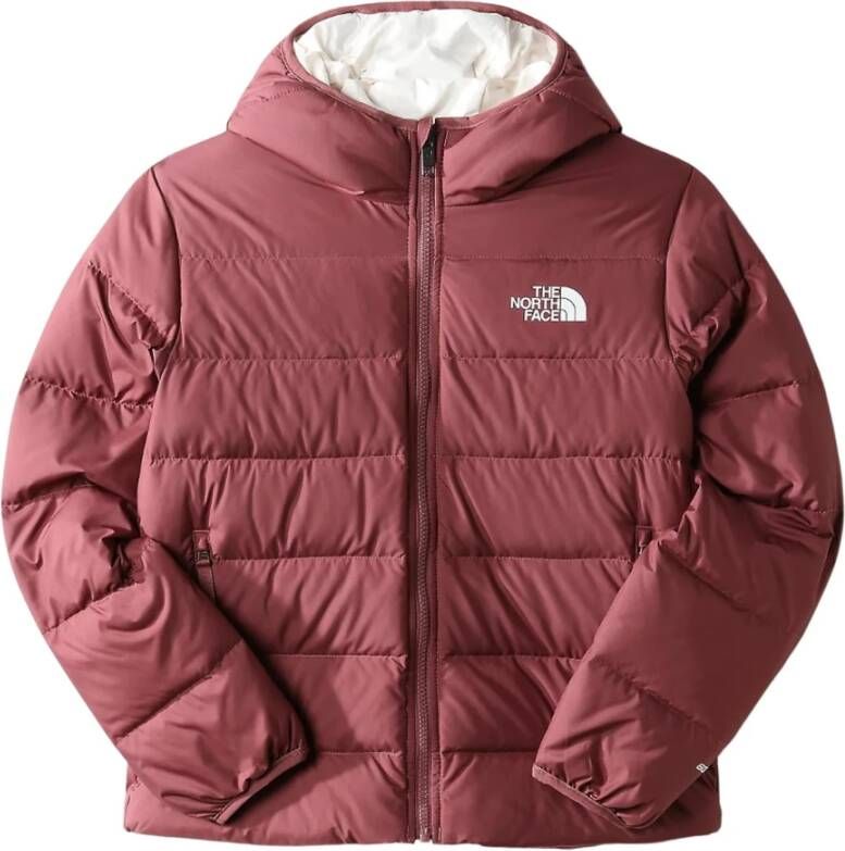 The North Face Omkeerbare North Hooded Donsjas Meisjes Rood