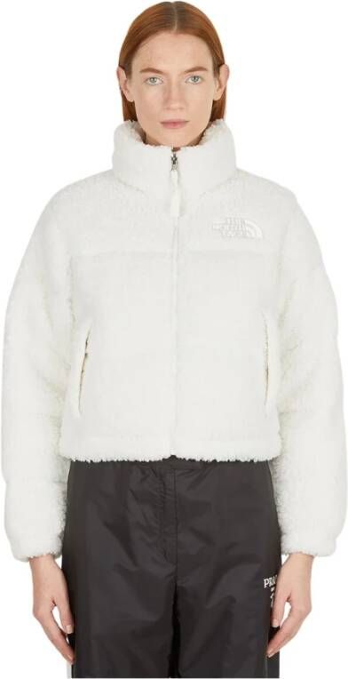 The North Face High Pile Nuptse Fleece Jacket , Wit, Dames