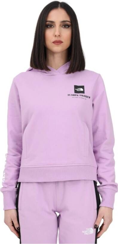 The North Face Hoodies & Sweatvesten Paars Dames