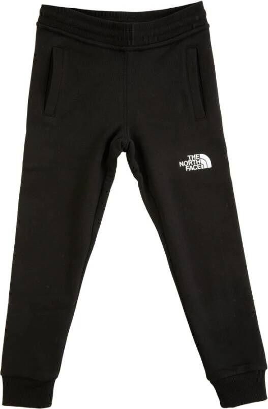 The North Face Fleece Broek Junior Zwart/Wit