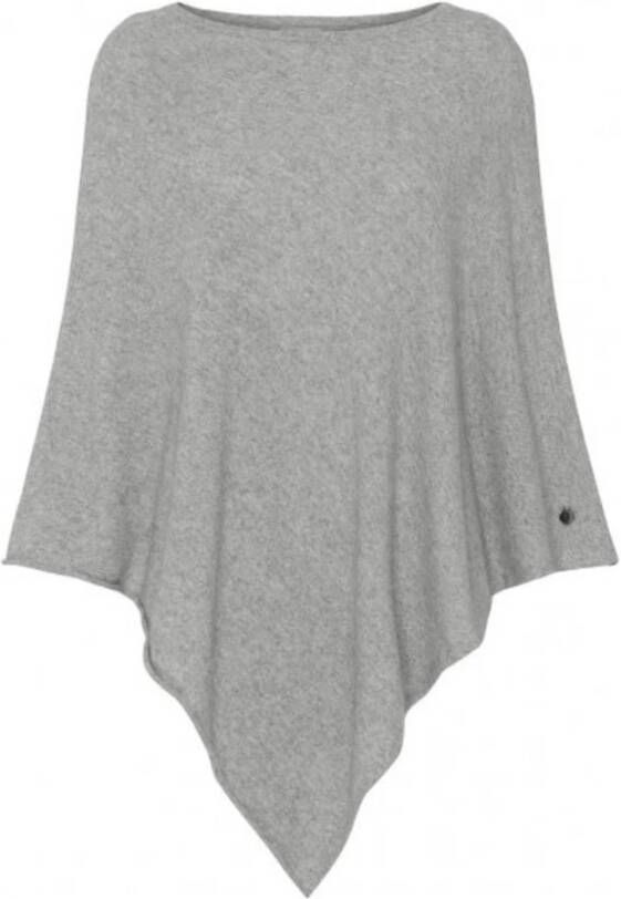 TIF Tiffy Pulse poncho grå , Grijs, Dames