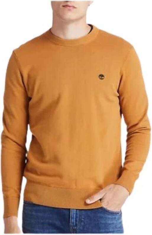 Timberland Ronde hals gekweek , Oranje, Heren
