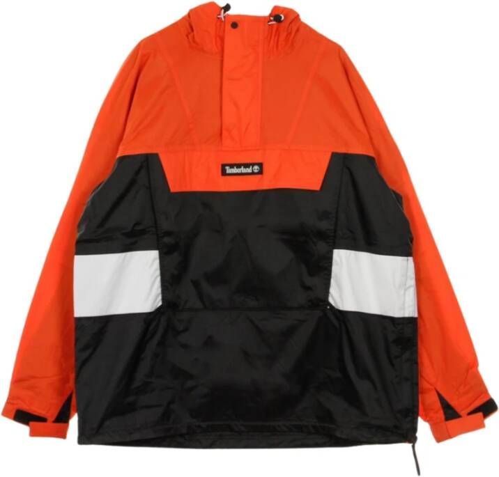 Timberland Anorak archief slip on windbreaker , Oranje, Heren