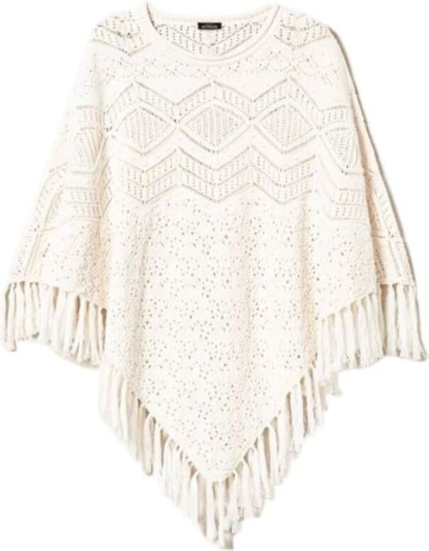 Twinset Poncho's Beige Dames