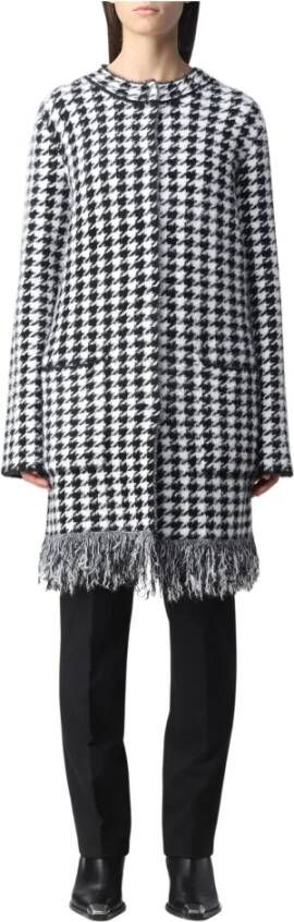 Twinset Jas met enkele rij knopen , Grijs, Dames