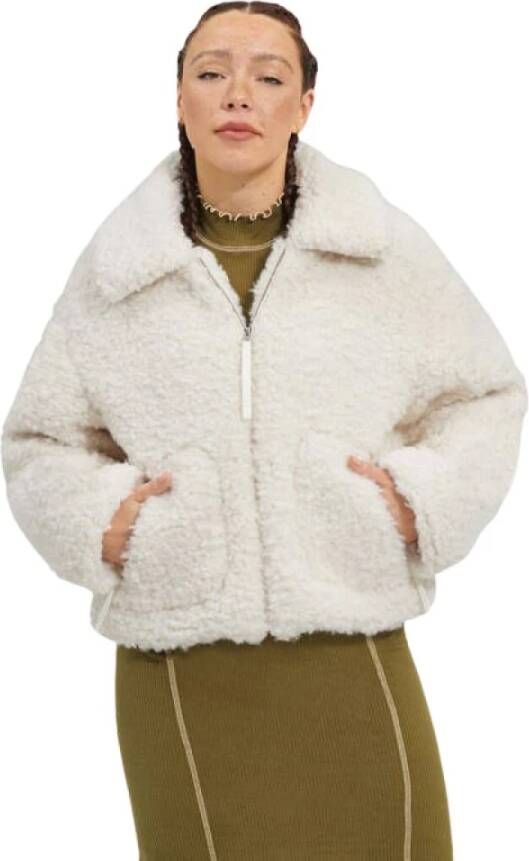 Ugg Maeve jack van imitatielammy voor Dames in White,, Polyester