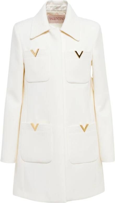Valentino Garavani Trenchcoats & Mantels Wit Dames