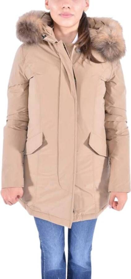 Woolrich Parka Jassen Beige Dames