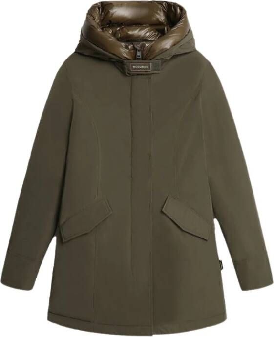 Woolrich Winterjassen Groen Heren