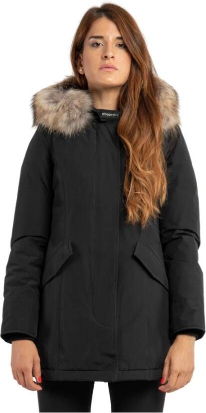 Woolrich Zwart Winter Jackets , Zwart, Dames