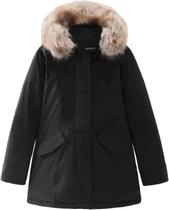 Woolrich Zwart Winter Jackets , Zwart, Dames