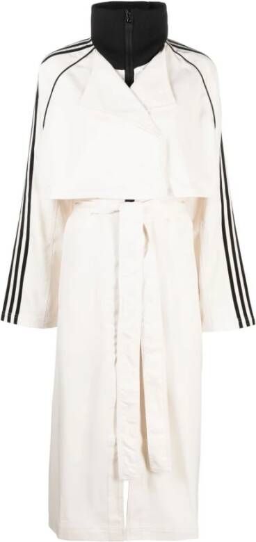 Adidas Trenchcoats & Mantels Wit Dames