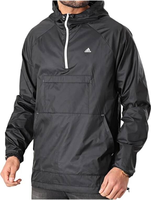 Adidas Technisch windgesneden jas , Zwart, Heren