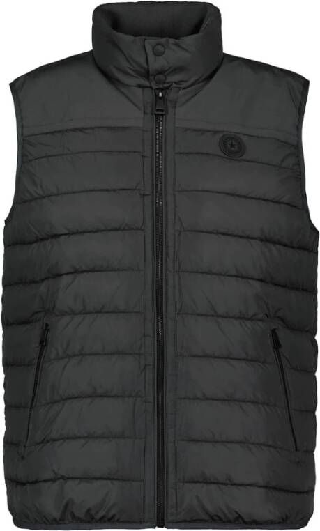 Airforce Vest , Zwart, Heren
