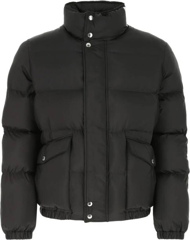 alexander mcqueen men's outerwear down jacket blouson reversibile Graffiti , Zwart, Heren