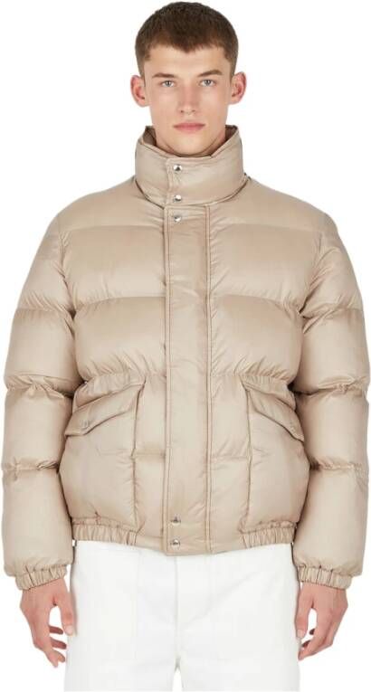 alexander mcqueen Graffiti trimgewatelde jas , Beige, Heren