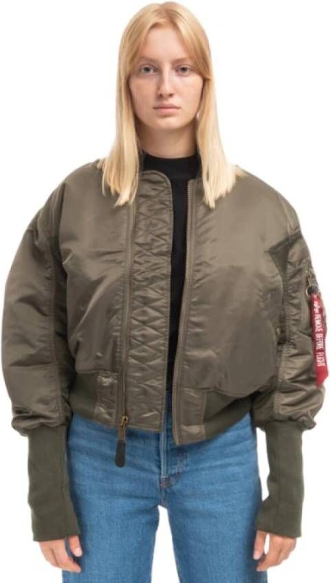alpha industries Bomber jackets Groen Dames