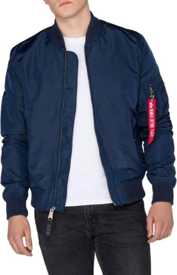 Alpha Industries MA-1 lichtgewicht bomberjack met steekzakken