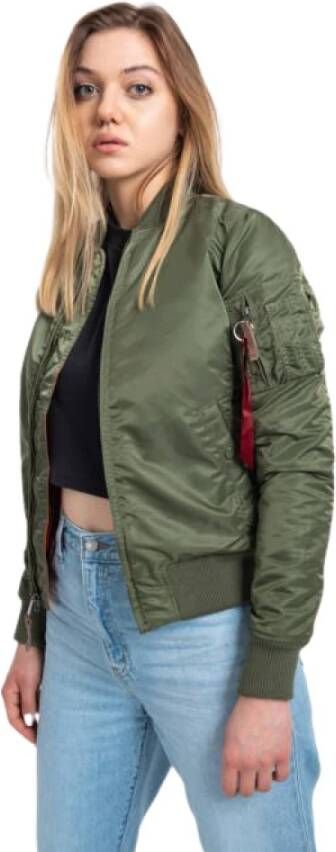 alpha industries Ma 1 VF 59 133009 01 jas , Groen, Dames