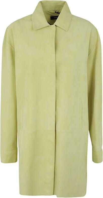 Arma Single Breasted Coats , Groen, Dames