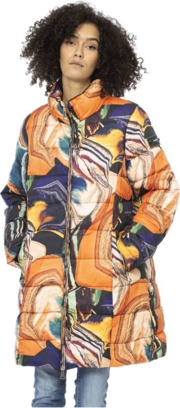 Baldinini multicolor jassen jas , Oranje, Dames