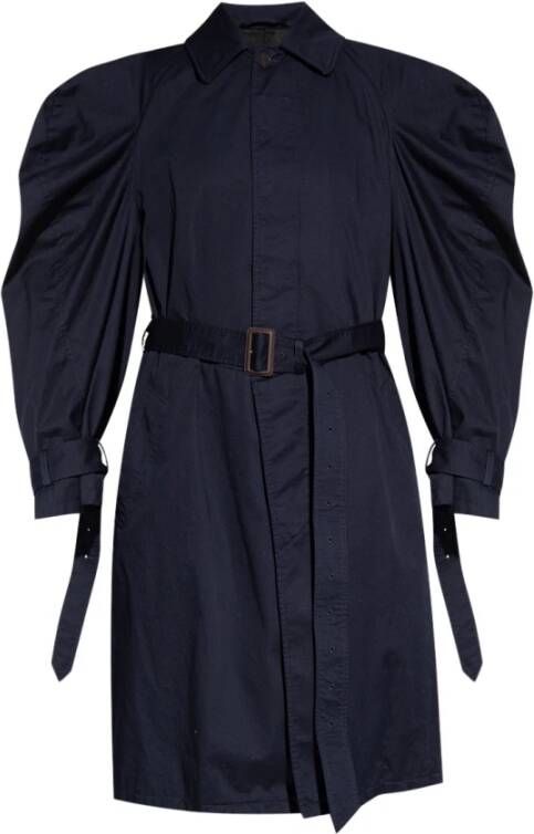 Balenciaga Trenchcoats & Mantels Blauw Dames