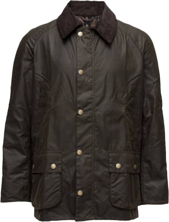 Barbour Ashby wax jas , Groen, Heren