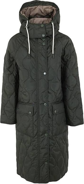 Barbour Down Coats , Groen, Dames