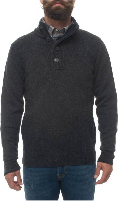 Barbour Halve zip pullover , Grijs, Heren